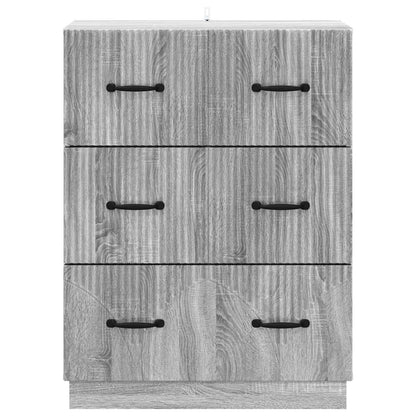 Ladenkast Grijs sonoma 66 x 34,5 x 87 cm Bewerkt hout