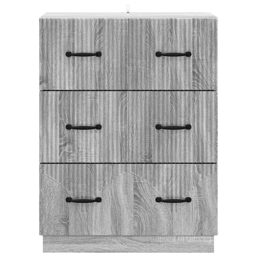 Ladenkast Grijs sonoma 66 x 34,5 x 87 cm Bewerkt hout