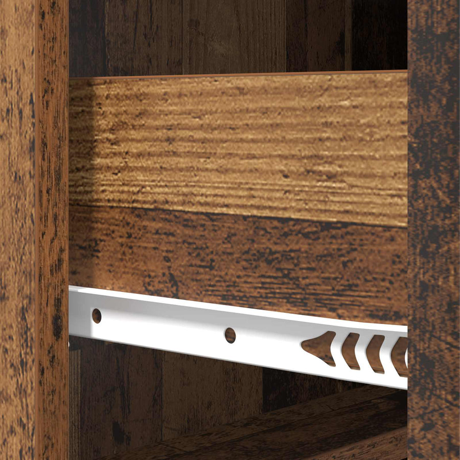 Ladenkast Oud hout 66 x 34,5 x 87 cm Bewerkt hout