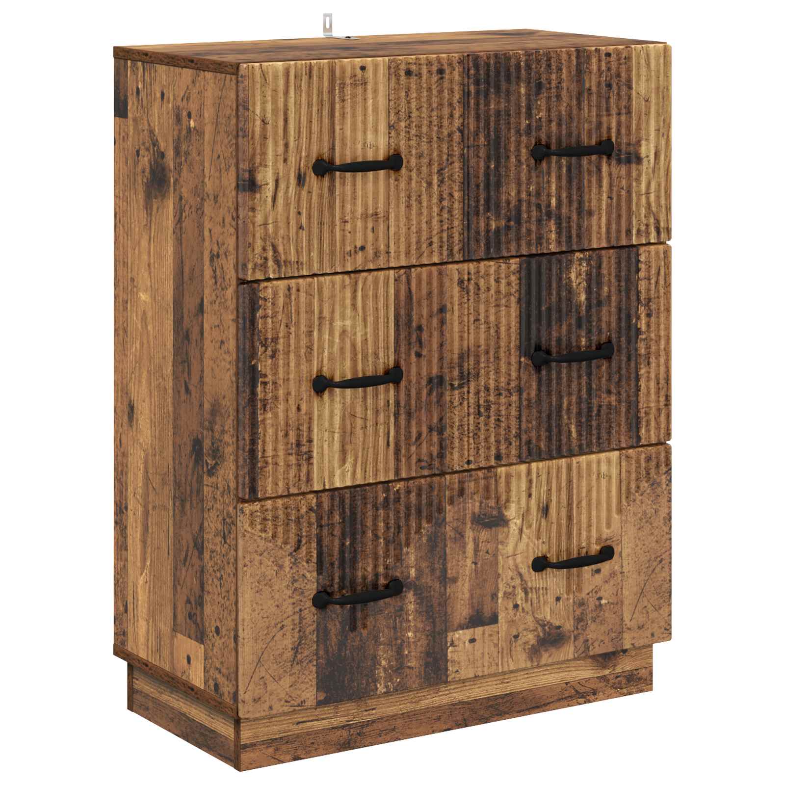 Ladenkast Oud hout 66 x 34,5 x 87 cm Bewerkt hout