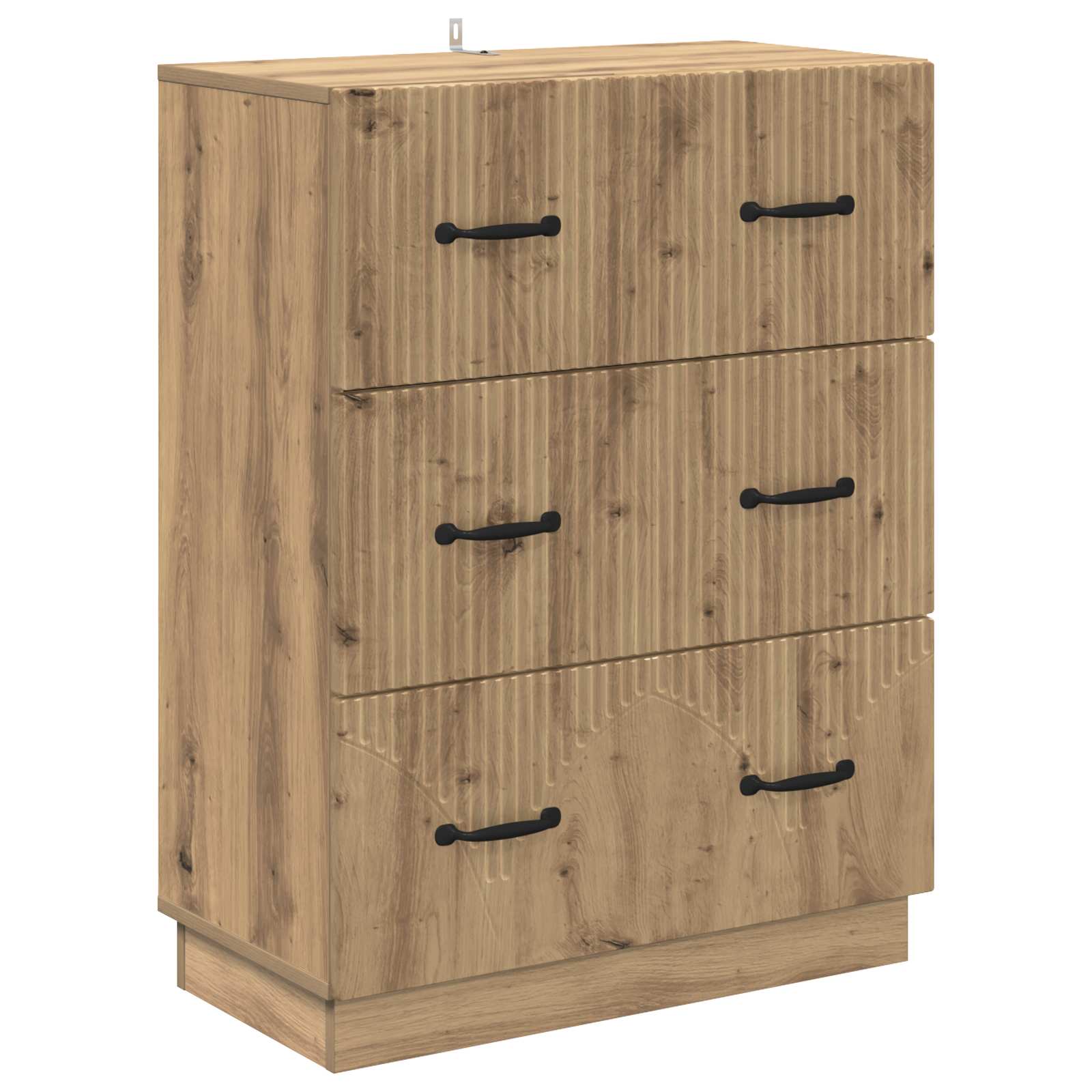 Ladenkast Artisanaal eiken 66 x 34,5 x 87 cm Bewerkt hout