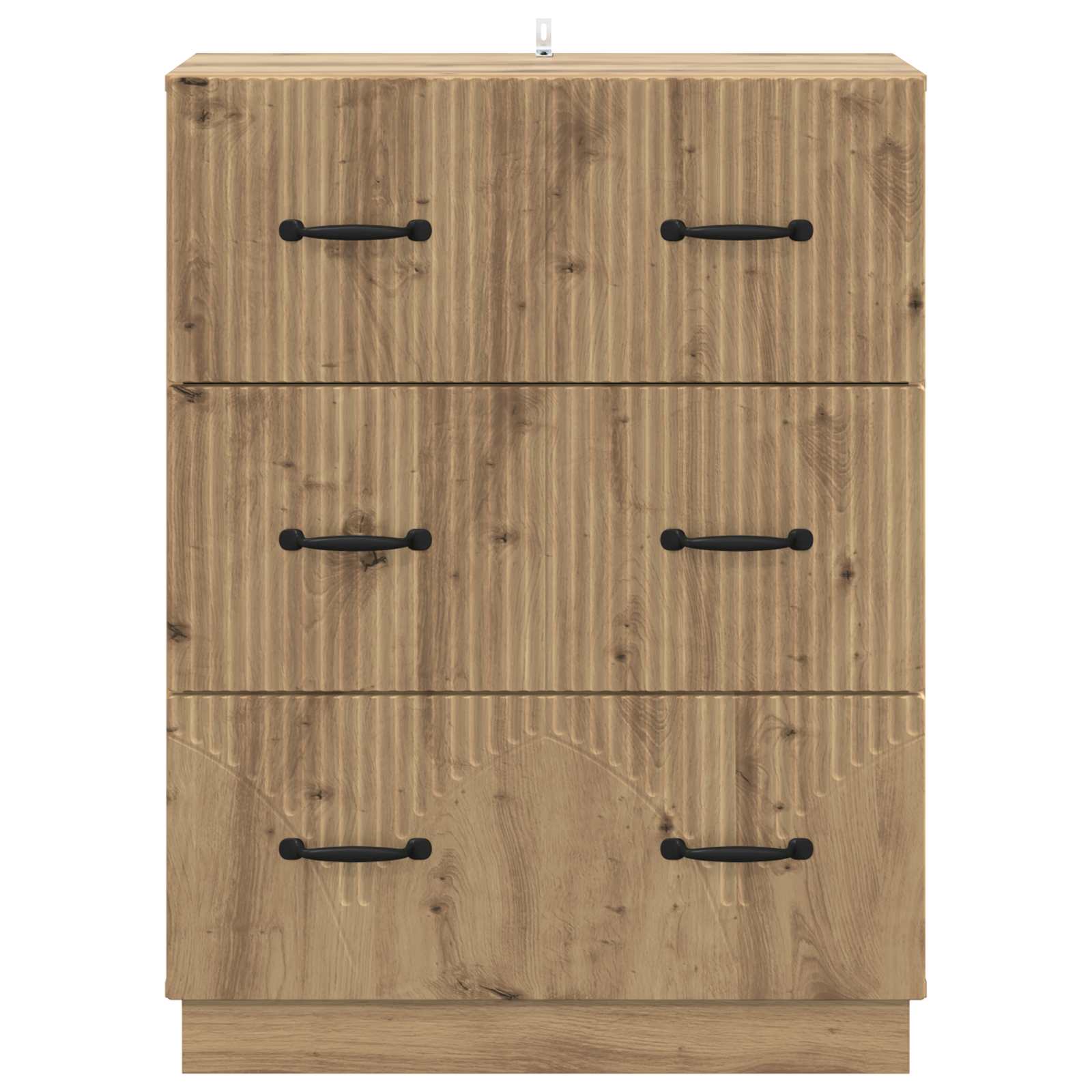 Ladenkast Artisanaal eiken 66 x 34,5 x 87 cm Bewerkt hout
