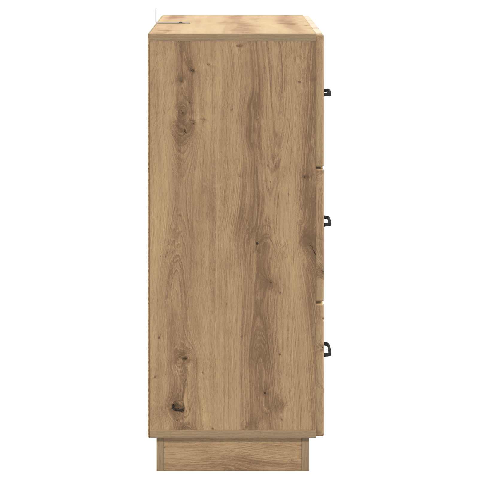 Ladenkast Artisanaal eiken 66 x 34,5 x 87 cm Bewerkt hout