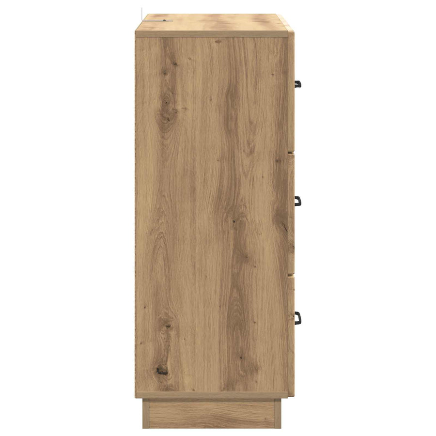 Ladenkast Artisanaal eiken 66 x 34,5 x 87 cm Bewerkt hout
