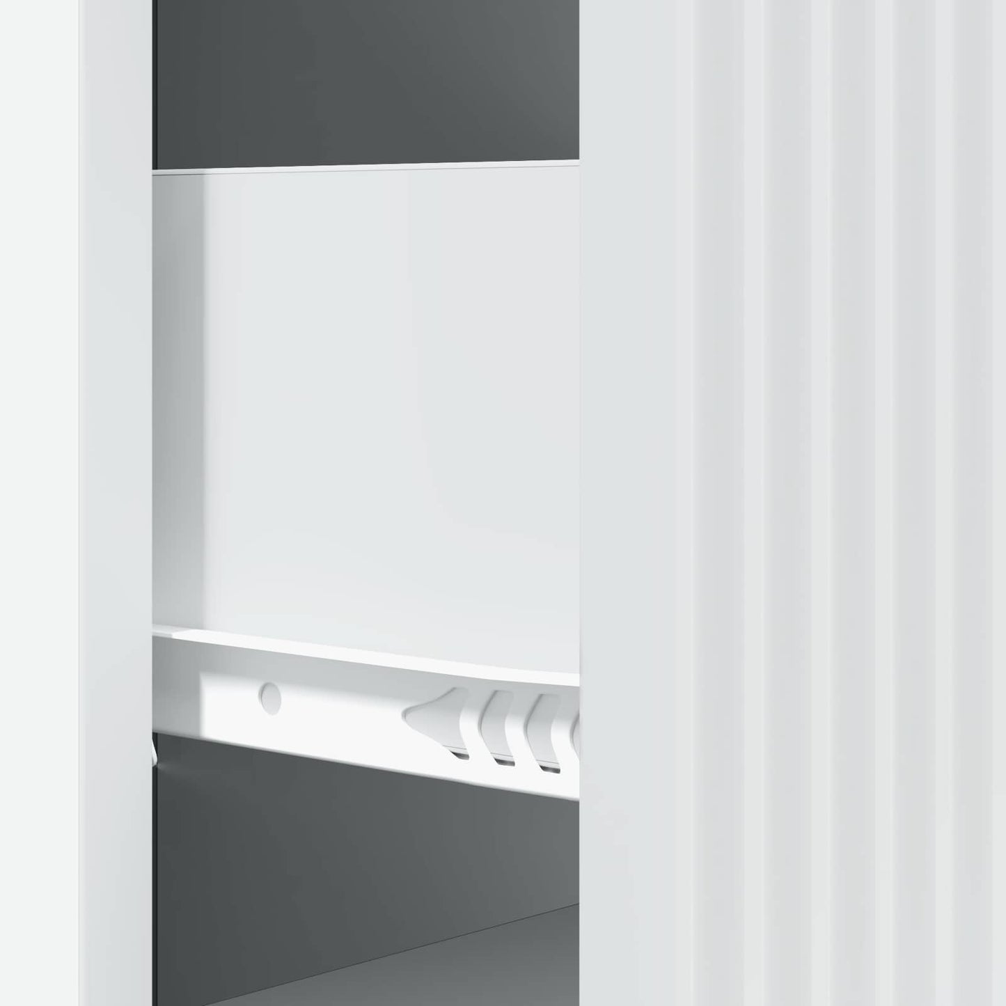 Ladenkast Wit 33 x 34,5 x 87 cm Bewerkt hout