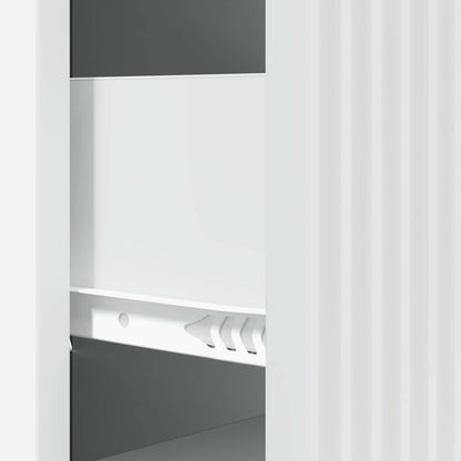 Ladenkast Wit 33 x 34,5 x 87 cm Bewerkt hout