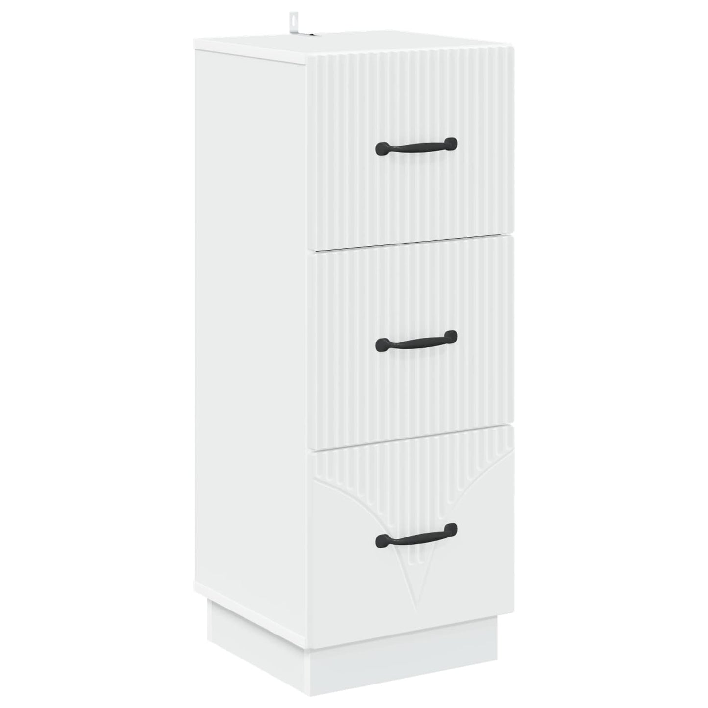 Ladenkast Wit 33 x 34,5 x 87 cm Bewerkt hout