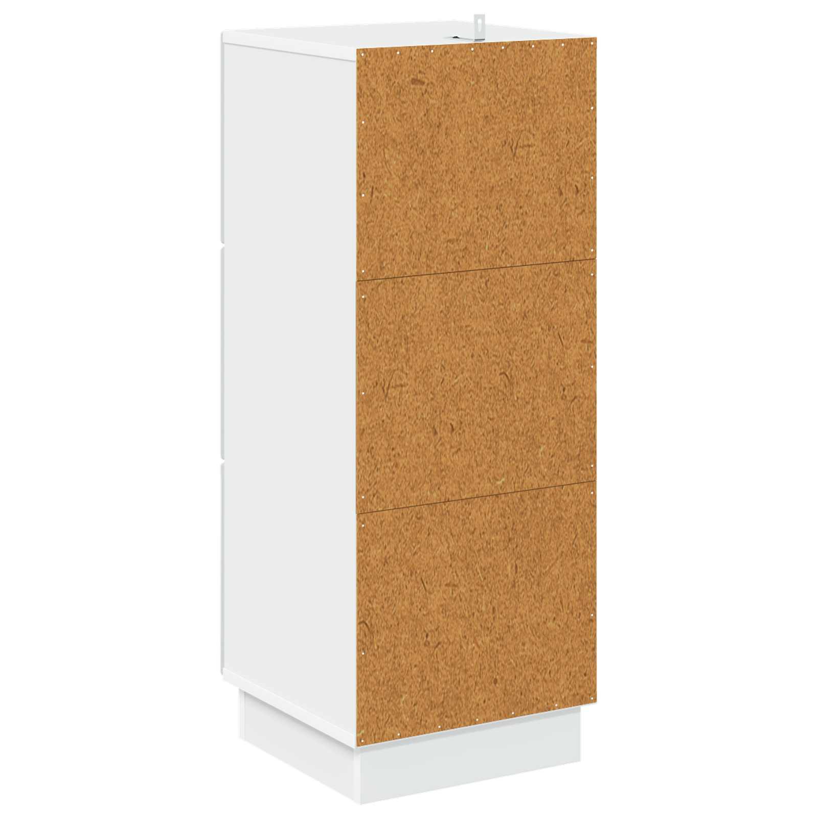 Ladenkast Wit 33 x 34,5 x 87 cm Bewerkt hout