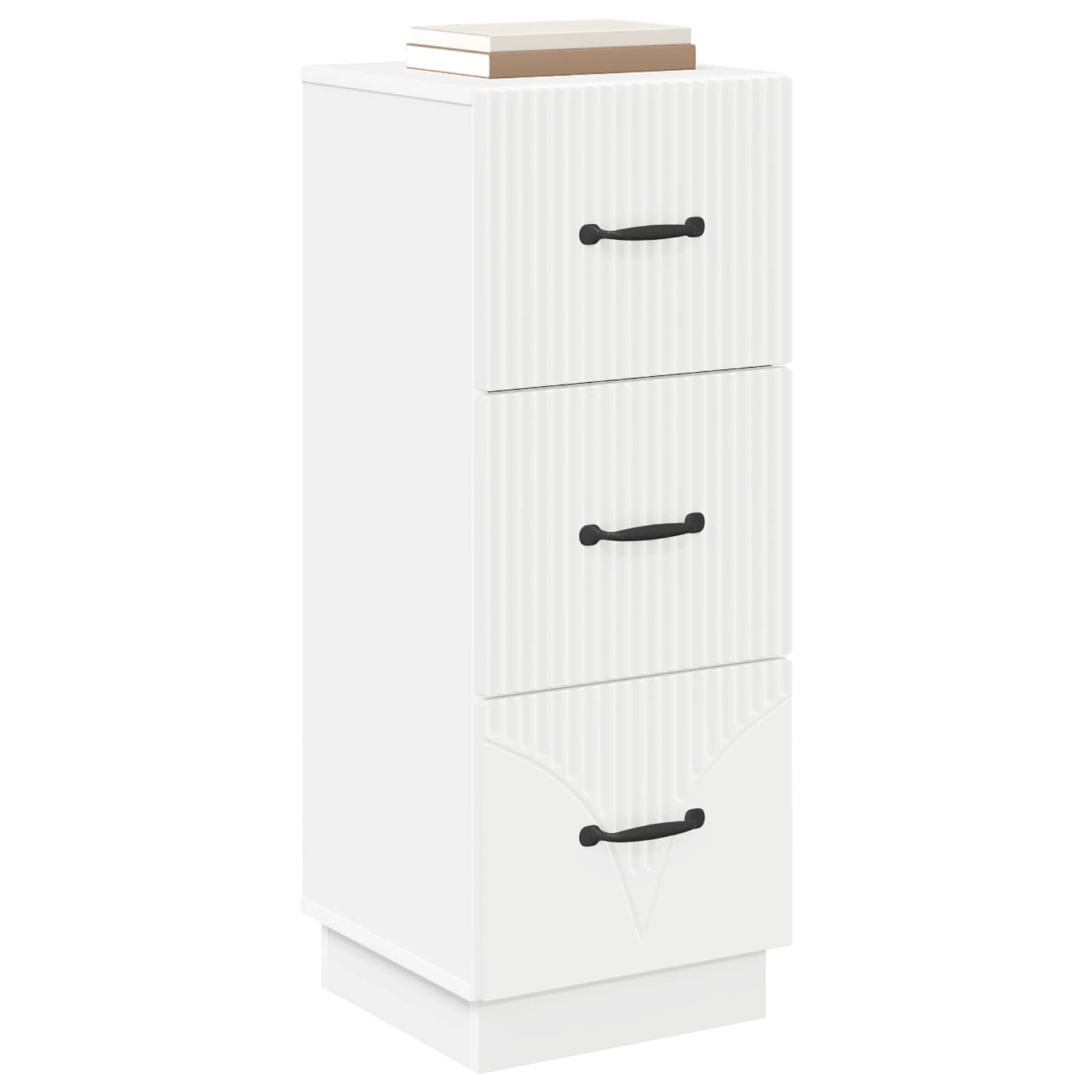 Ladenkast Wit 33 x 34,5 x 87 cm Bewerkt hout