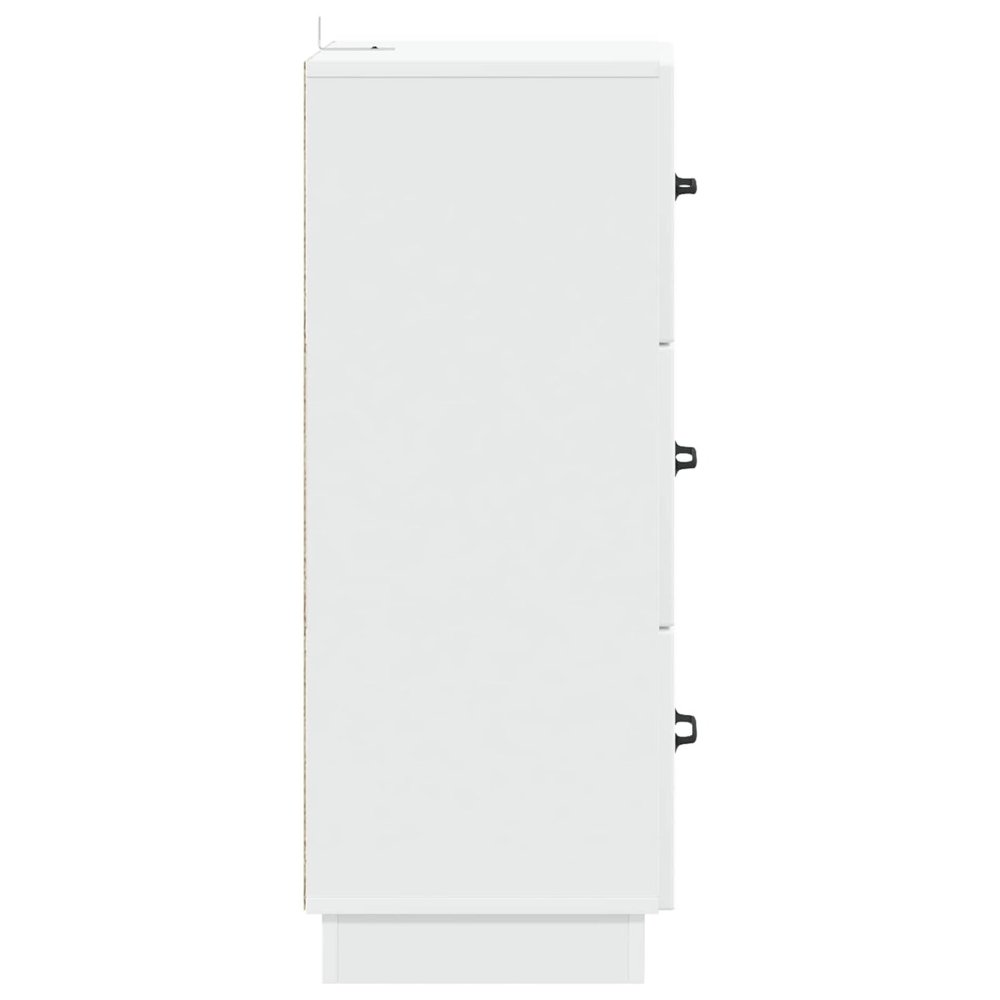 Ladenkast Wit 33 x 34,5 x 87 cm Bewerkt hout