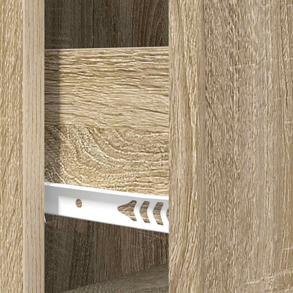 Ladenkast Sonoma Eiken 33 x 34,5 x 87 cm Bewerkt hout