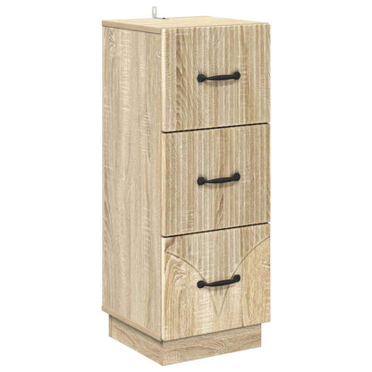 Ladenkast Sonoma Eiken 33 x 34,5 x 87 cm Bewerkt hout