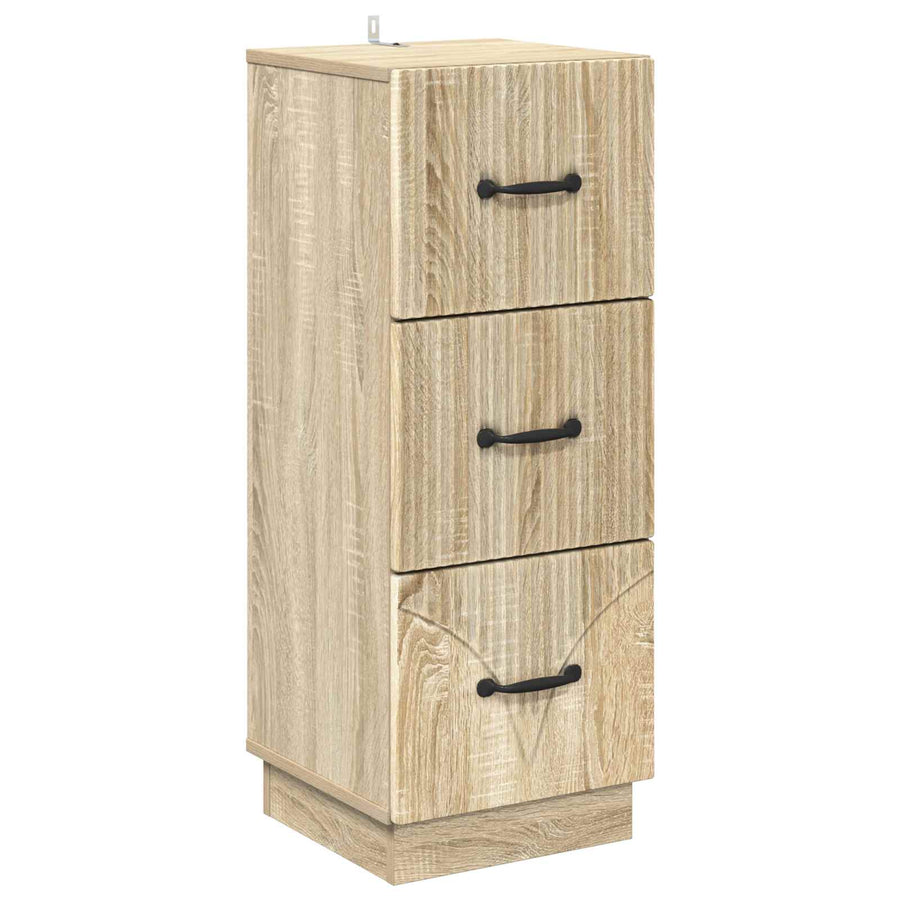 Ladenkast Sonoma Eiken 33 x 34,5 x 87 cm Bewerkt hout