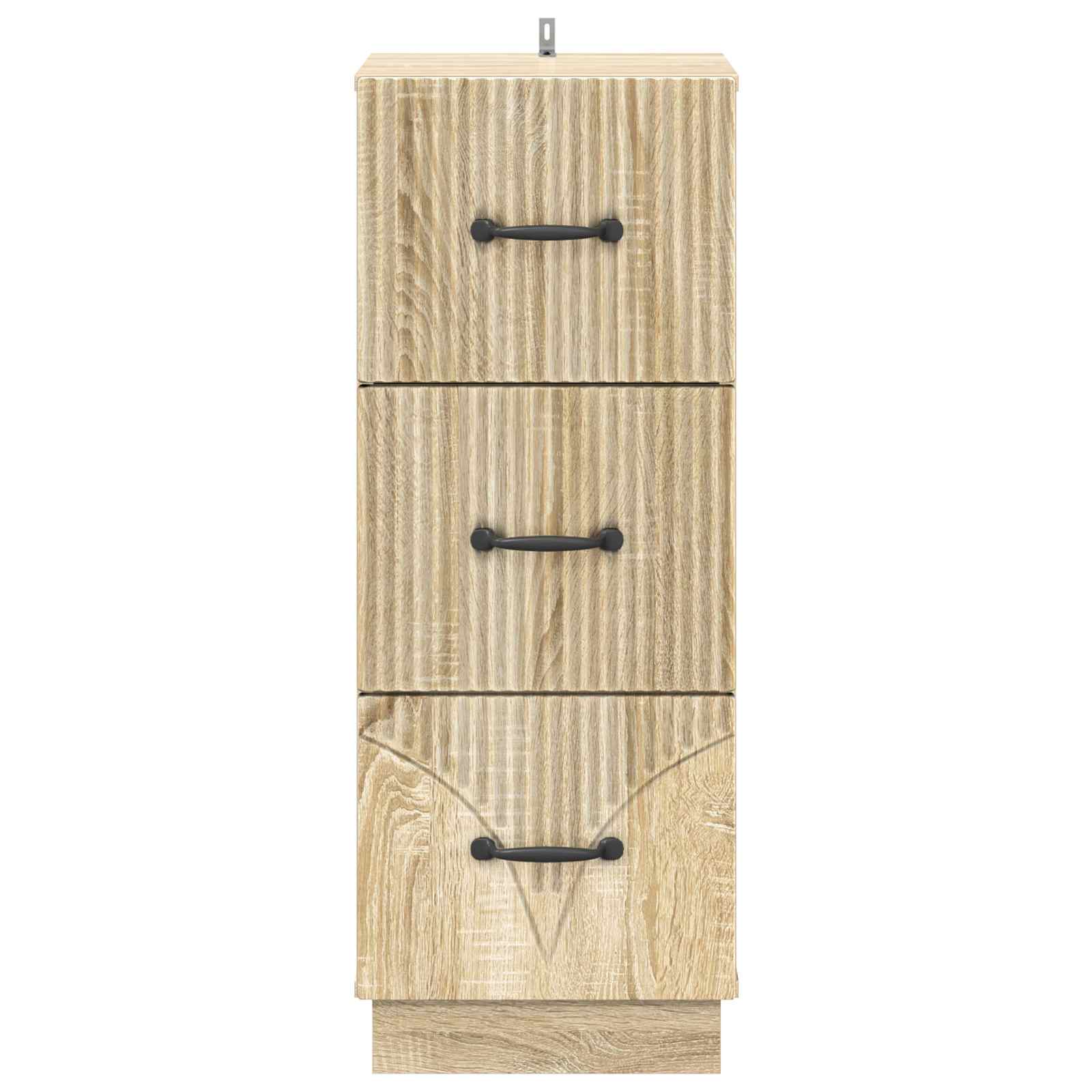 Ladenkast Sonoma Eiken 33 x 34,5 x 87 cm Bewerkt hout