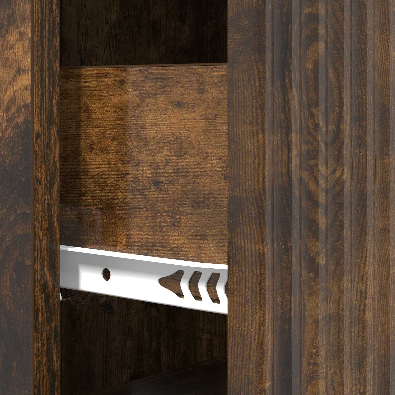 Ladenkast Gerookt eiken 33 x 34,5 x 87 cm Bewerkt hout