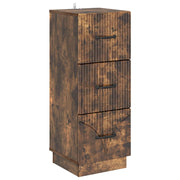 Ladekast gerookt eiken 33x34,5x87 cm