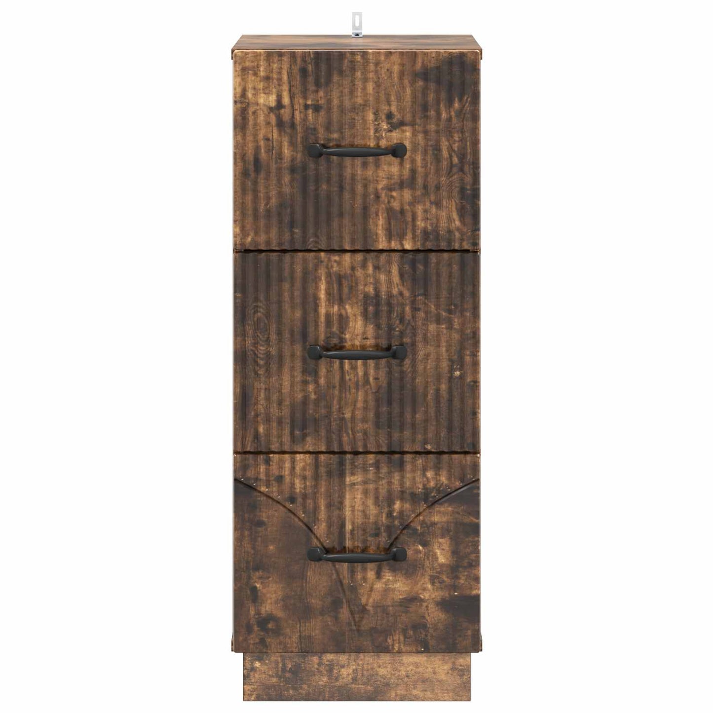 Ladenkast Gerookt eiken 33 x 34,5 x 87 cm Bewerkt hout