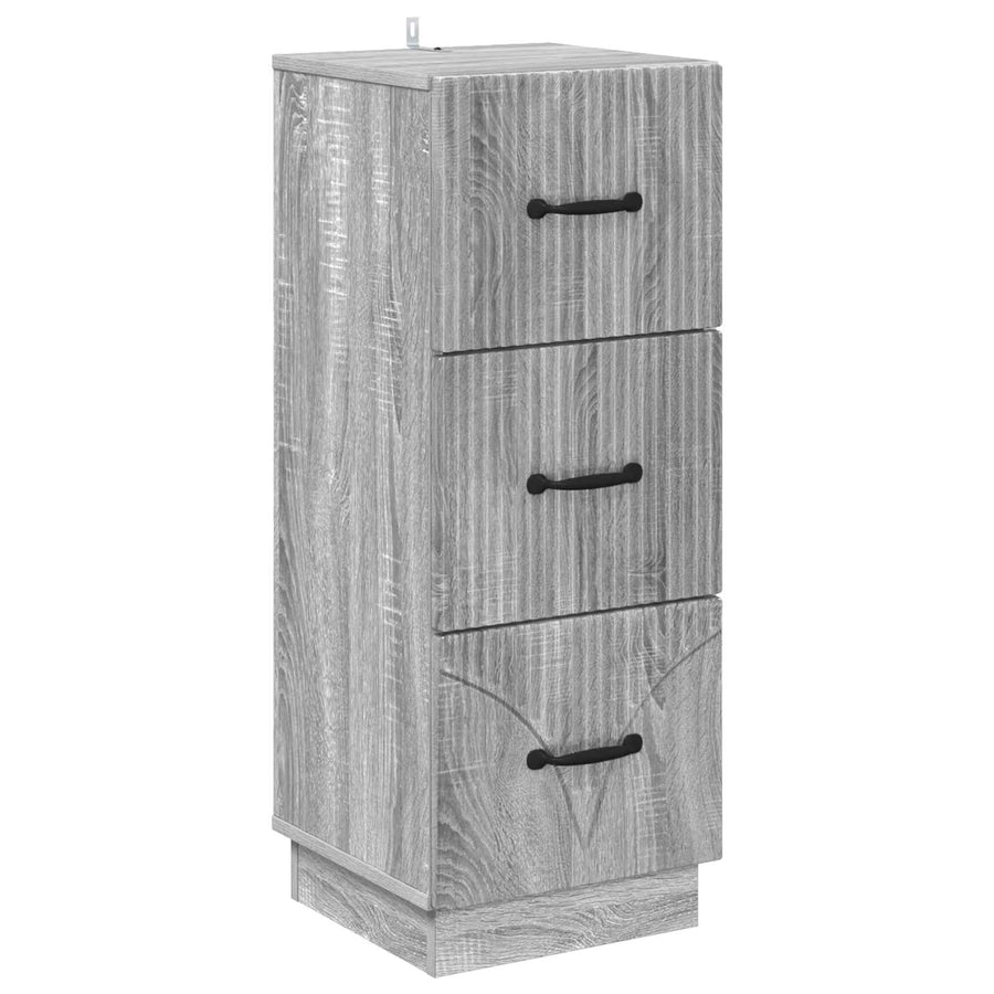 Ladenkast Grijs sonoma 33 x 34,5 x 87 cm Bewerkt hout