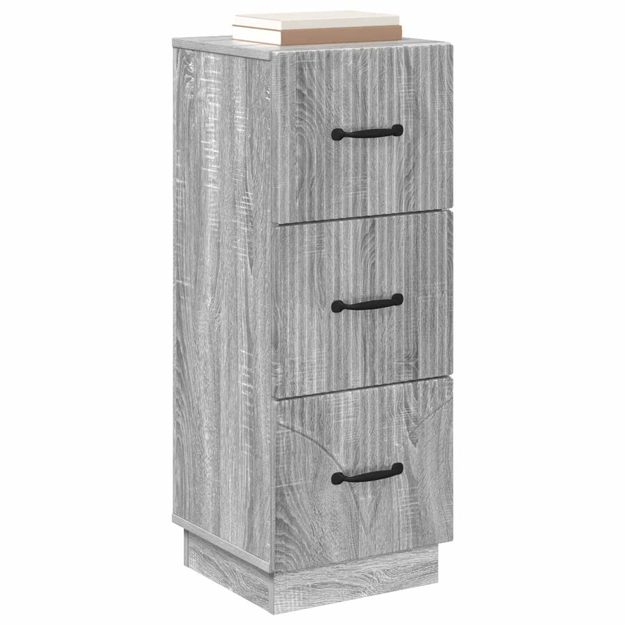 Ladenkast Grijs sonoma 33 x 34,5 x 87 cm Bewerkt hout