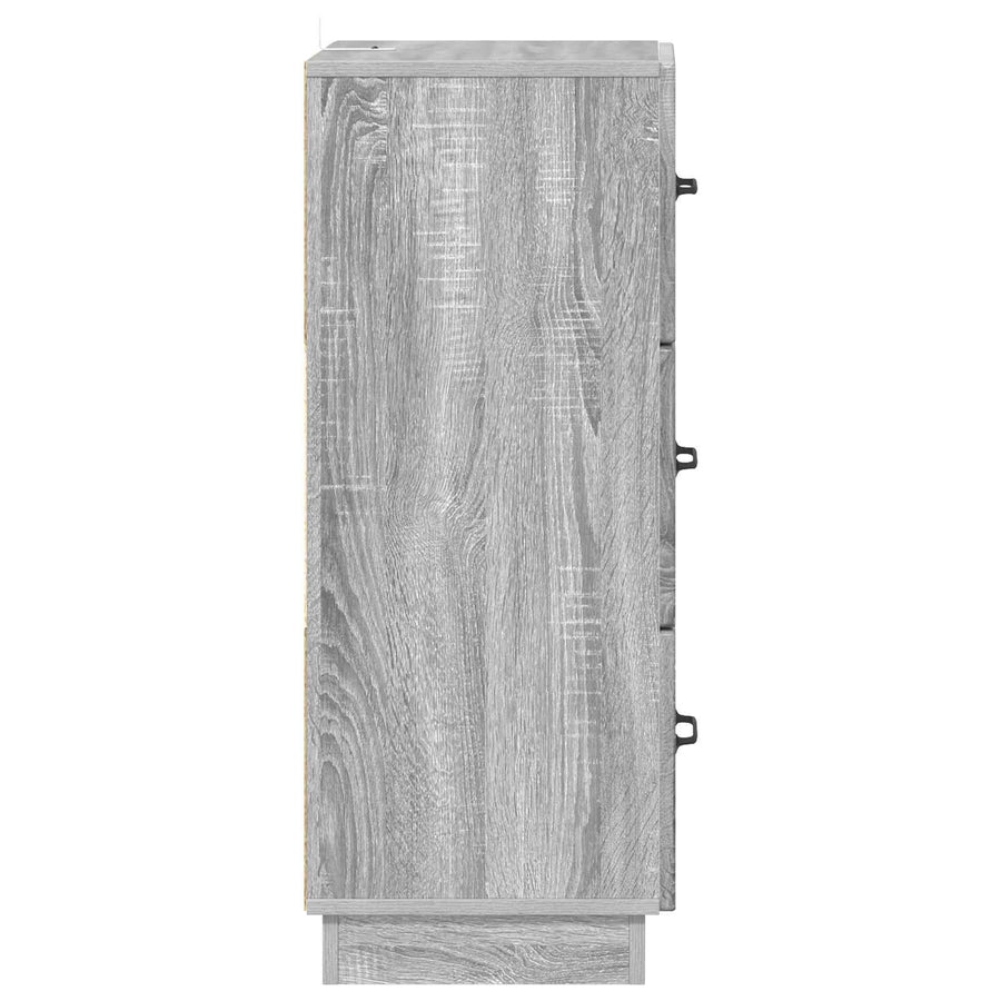 Ladenkast Grijs sonoma 33 x 34,5 x 87 cm Bewerkt hout