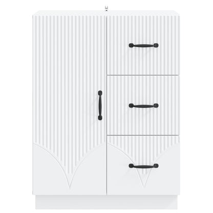 Dressoir met lade Wit 66 x 34,5 x 87 cm Bewerkt hout
