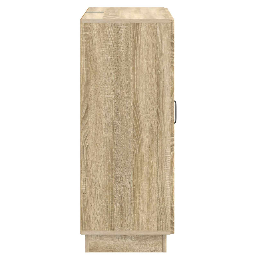 Dressoir met lade Sonoma Eiken 66 x 34,5 x 87 cm Bewerkt hout