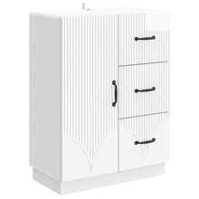 Dressoir met lade Hoogglans Wit 66 x 34,5 x 87 cm Bewerkt hout