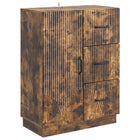 Dressoir gerookt eiken 66x34,5x87 cm