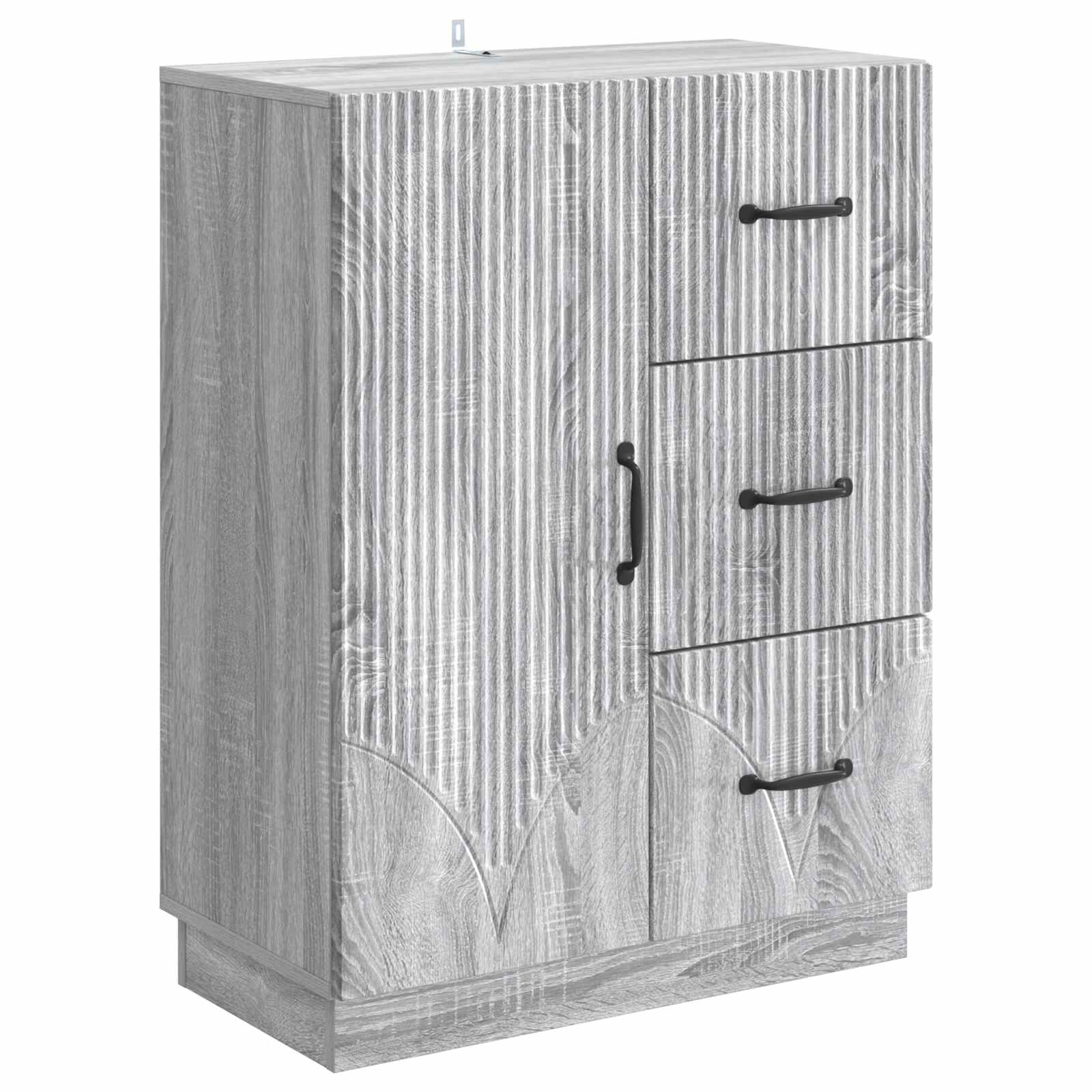 Dressoir met lade Grijs sonoma 66 x 34,5 x 87 cm Bewerkt hout
