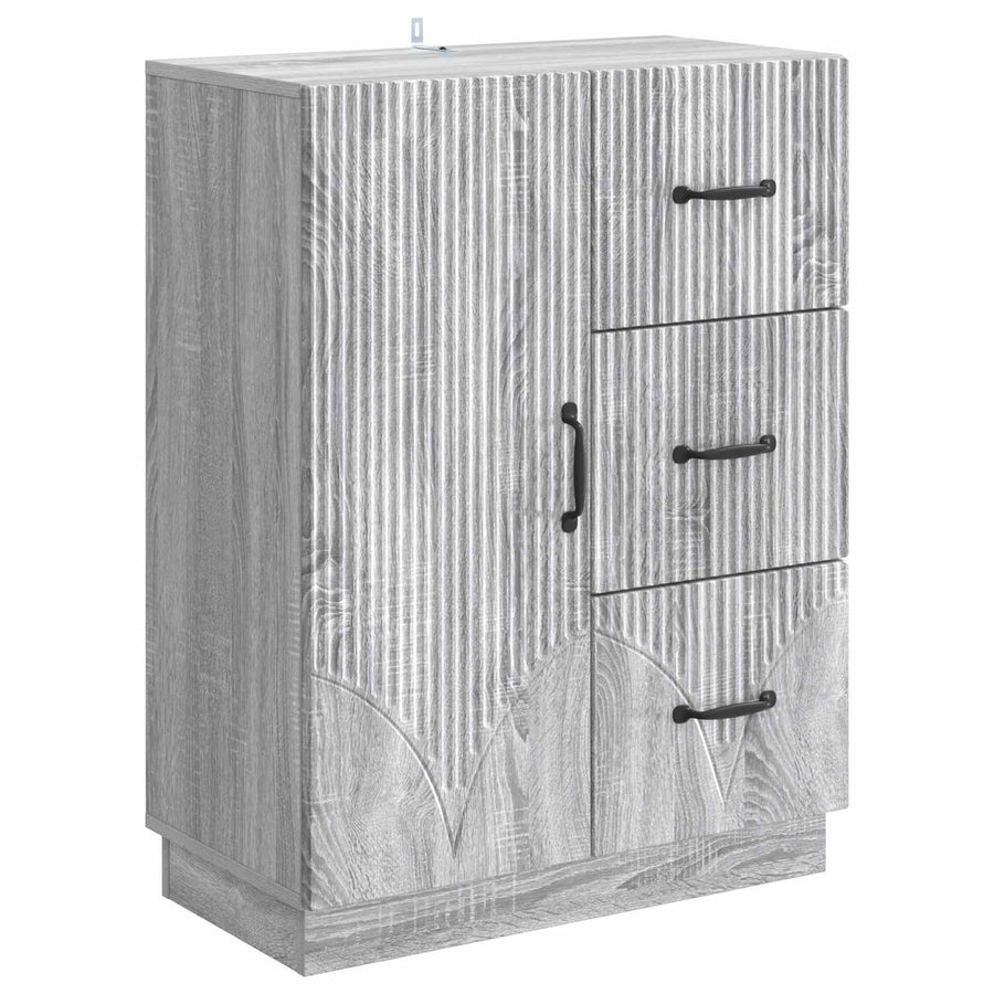 Dressoir met lade Grijs sonoma 66 x 34,5 x 87 cm Bewerkt hout