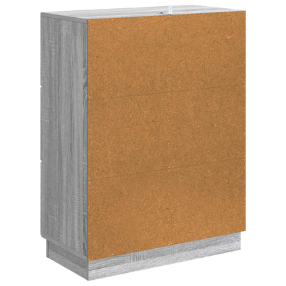 Dressoir met lade Grijs sonoma 66 x 34,5 x 87 cm Bewerkt hout