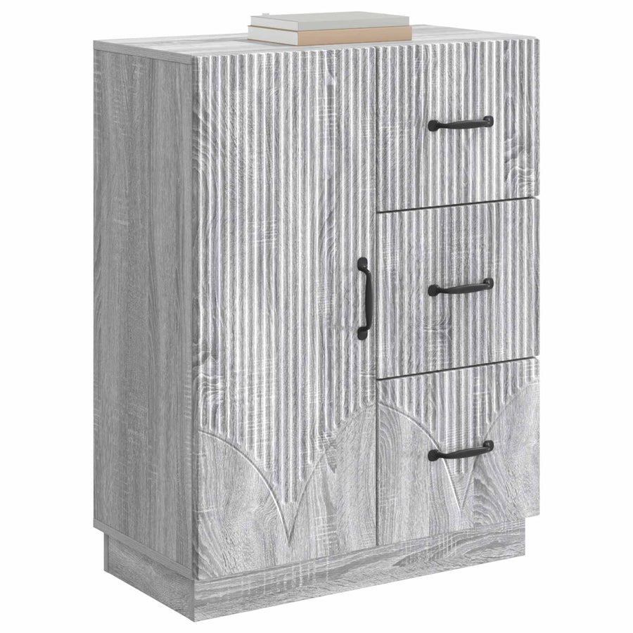 Dressoir met lade Grijs sonoma 66 x 34,5 x 87 cm Bewerkt hout