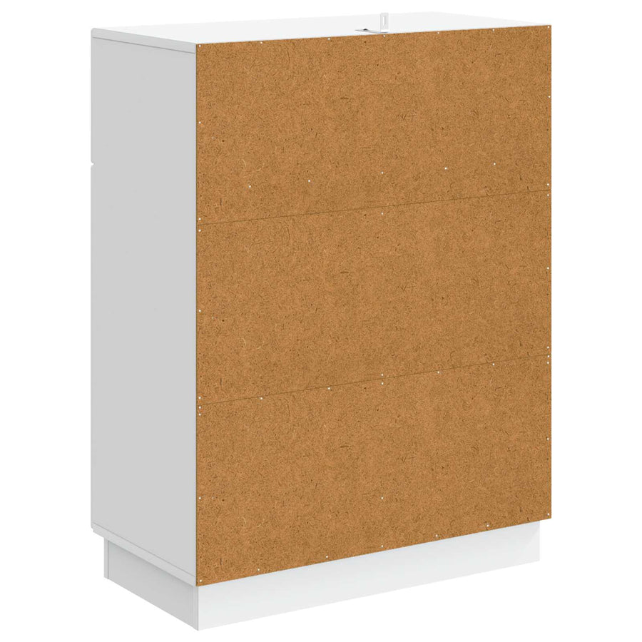 Dressoir met lade Wit 66 x 34,5 x 87 cm Bewerkt hout