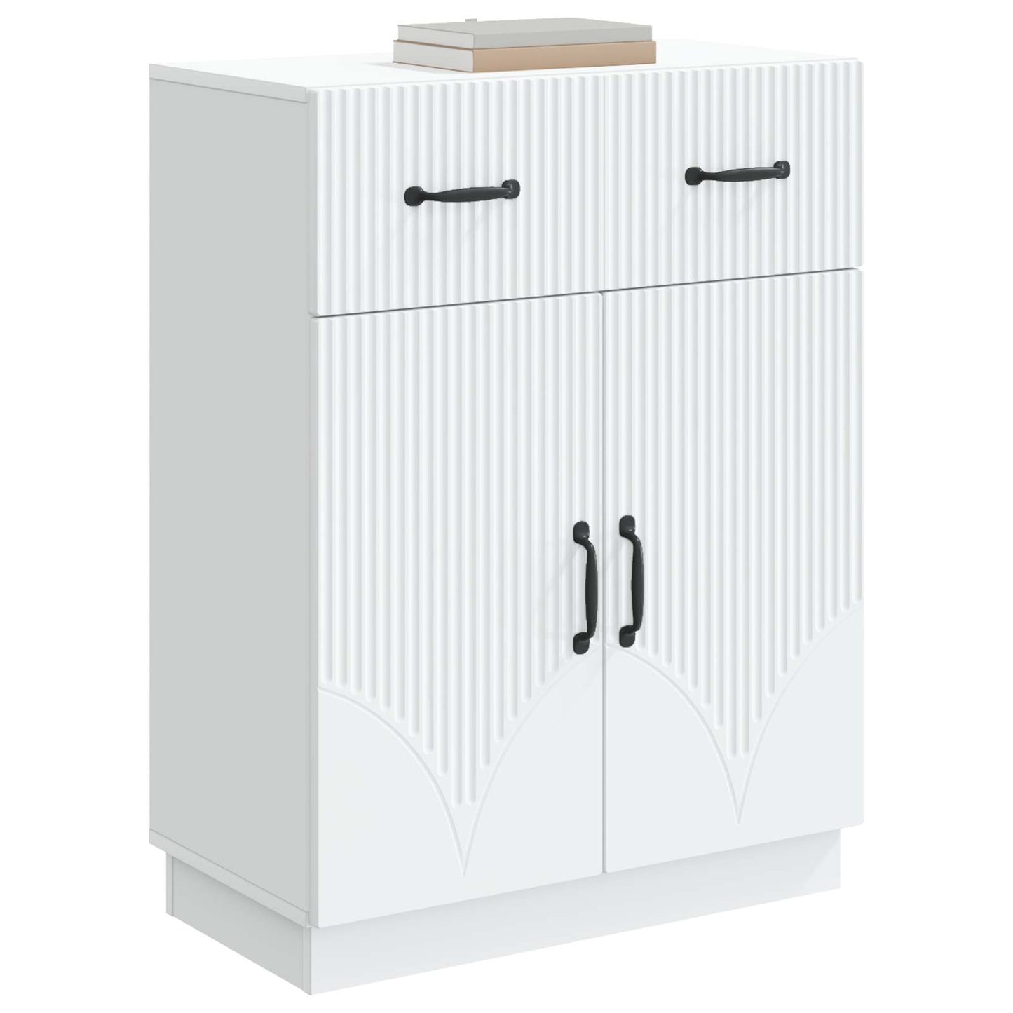 Dressoir met lade Wit 66 x 34,5 x 87 cm Bewerkt hout