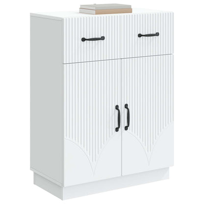 Dressoir met lade Wit 66 x 34,5 x 87 cm Bewerkt hout