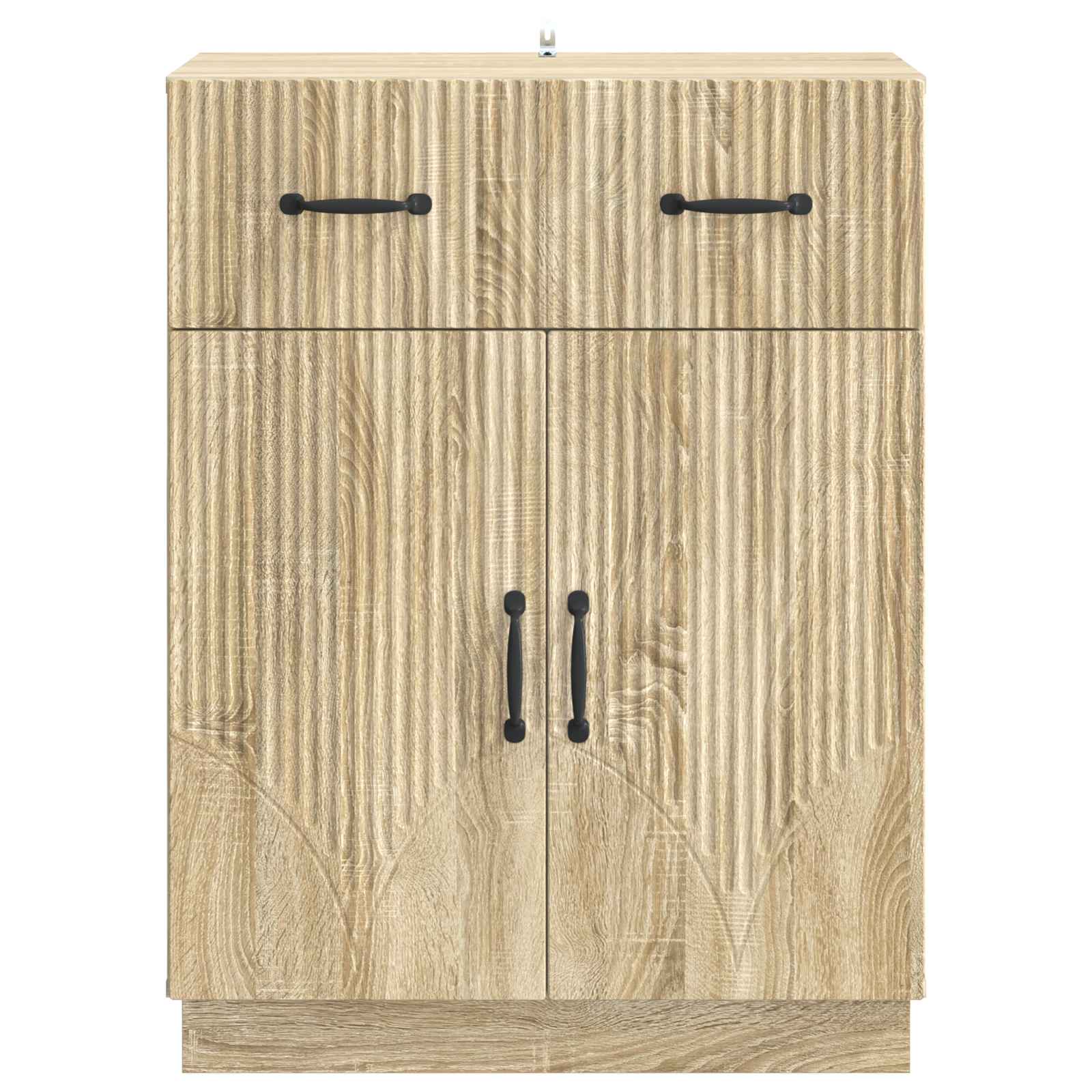 Dressoir met lade Sonoma Eiken 66 x 34,5 x 87 cm Bewerkt hout