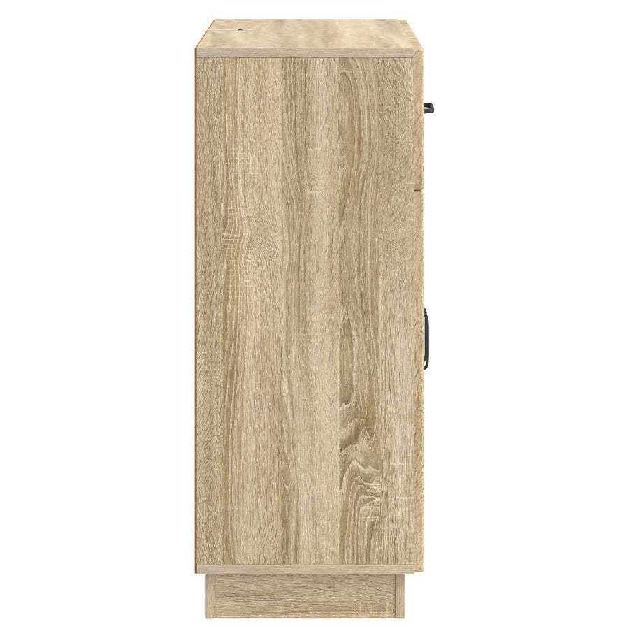 Dressoir met lade Sonoma Eiken 66 x 34,5 x 87 cm Bewerkt hout