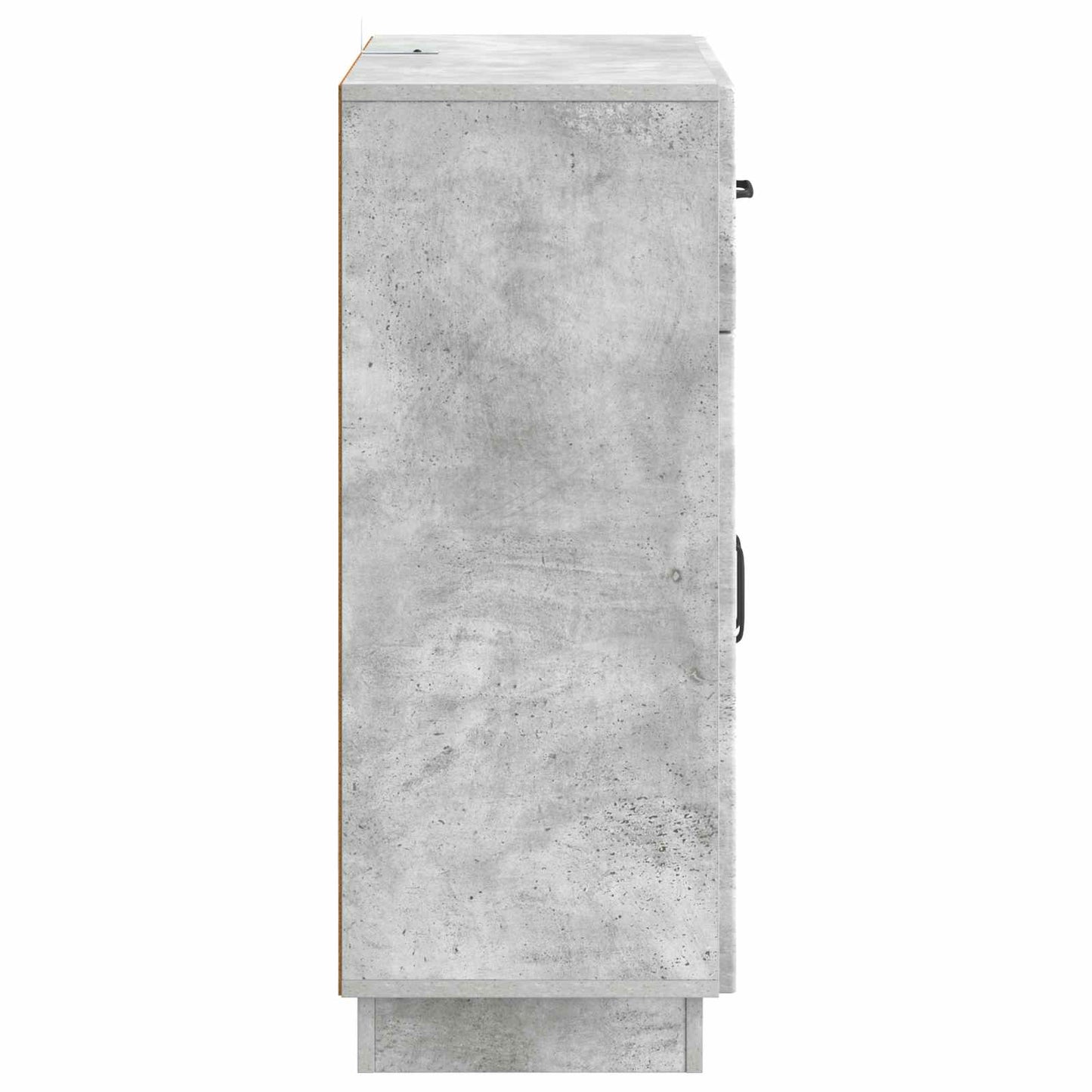 Dressoir met lade Betongrijs 66 x 34,5 x 87 cm Bewerkt hout