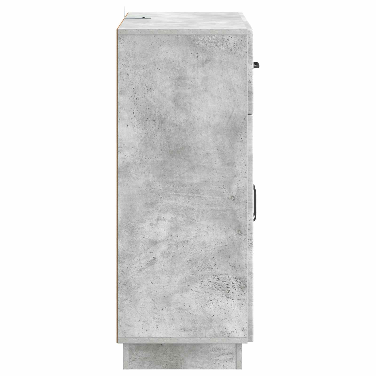 Dressoir met lade Betongrijs 66 x 34,5 x 87 cm Bewerkt hout