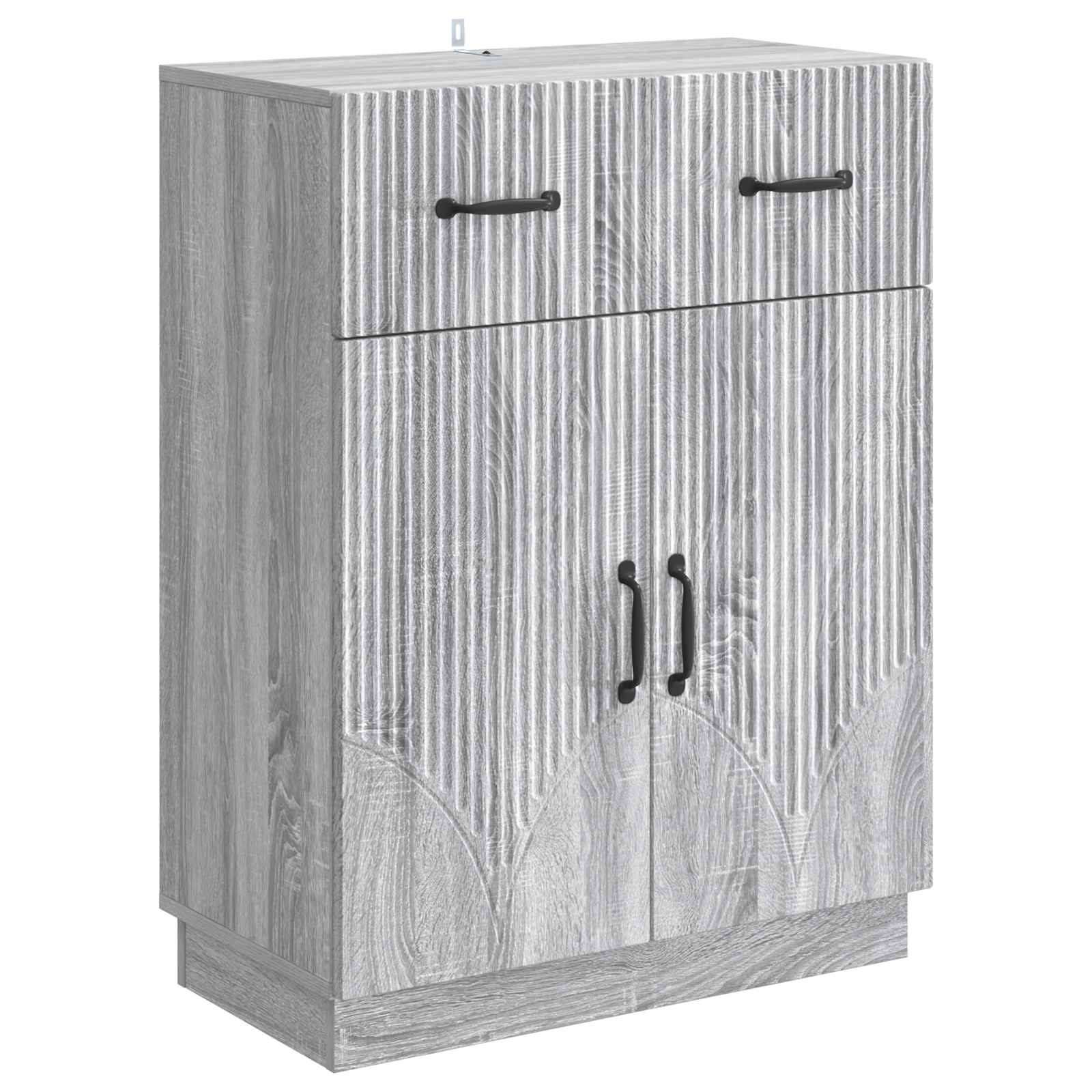 Dressoir met lade Grijs sonoma 66 x 34,5 x 87 cm Bewerkt hout