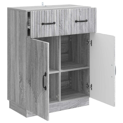 Dressoir met lade Grijs sonoma 66 x 34,5 x 87 cm Bewerkt hout