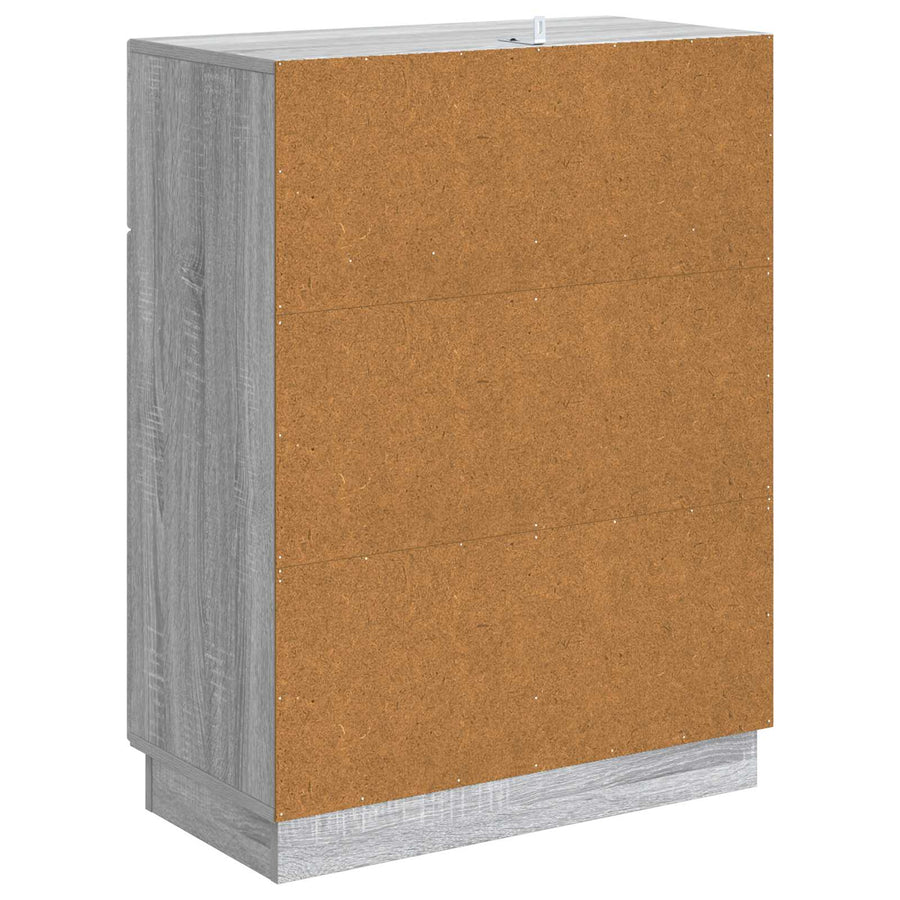 Dressoir met lade Grijs sonoma 66 x 34,5 x 87 cm Bewerkt hout
