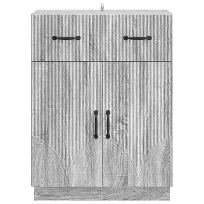 Dressoir met lade Grijs sonoma 66 x 34,5 x 87 cm Bewerkt hout