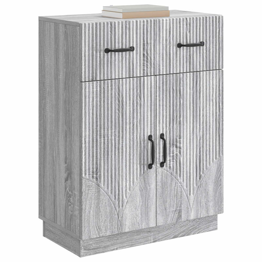 Dressoir met lade Grijs sonoma 66 x 34,5 x 87 cm Bewerkt hout
