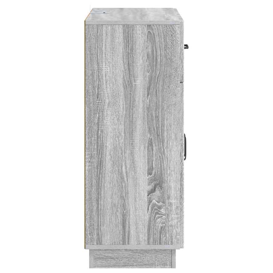Dressoir met lade Grijs sonoma 66 x 34,5 x 87 cm Bewerkt hout