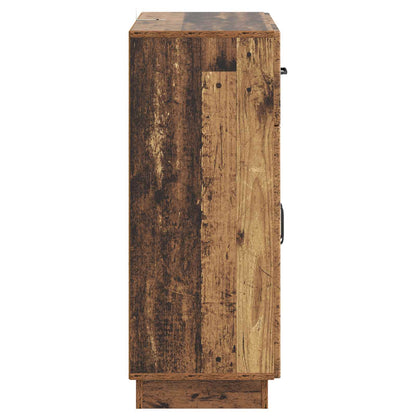 Dressoir met lade Oud hout 66 x 34,5 x 87 cm Bewerkt hout
