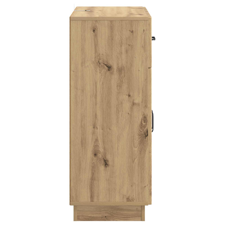 Dressoir Artisanaal eiken 66 x 34,5 x 87 cm Bewerkt hout