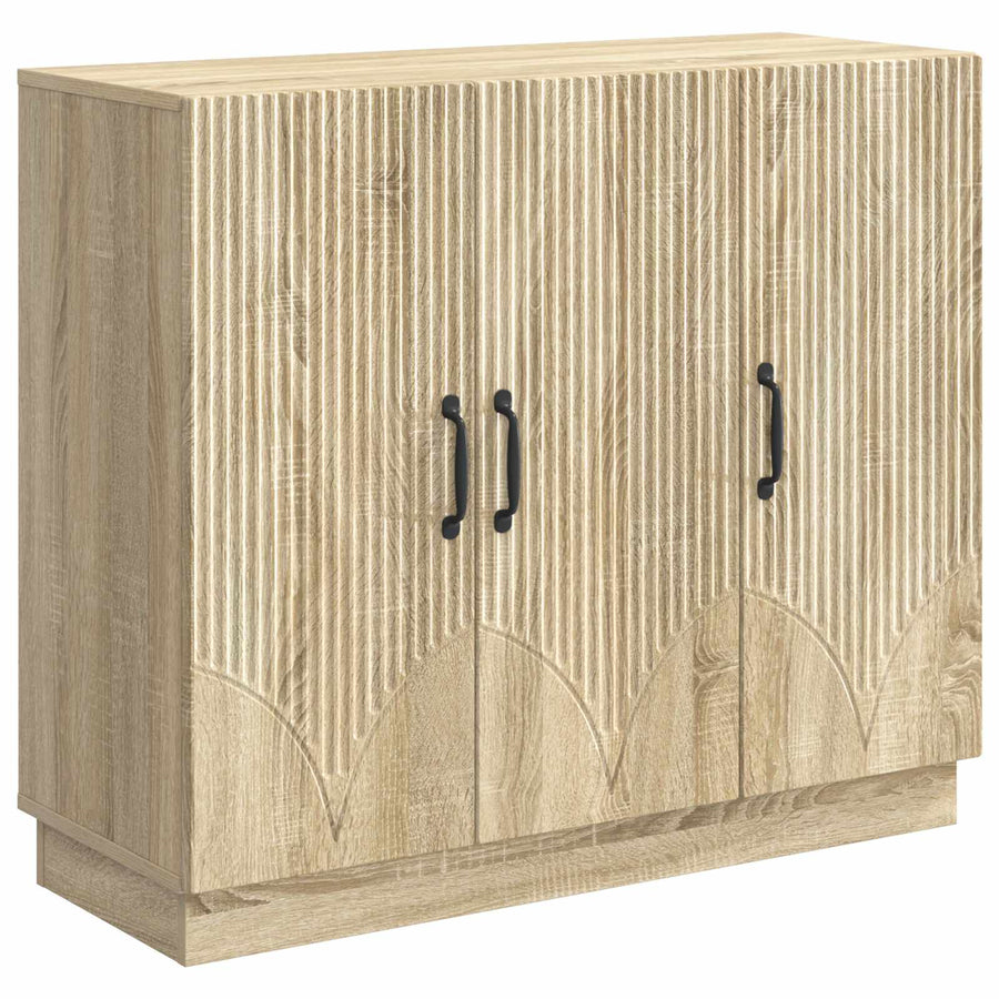 Dressoir Sonoma Eiken 89 x 34,5 x 77 cm Bewerkt hout
