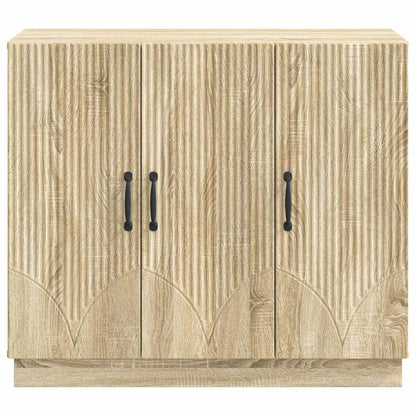 Dressoir Sonoma Eiken 89 x 34,5 x 77 cm Bewerkt hout