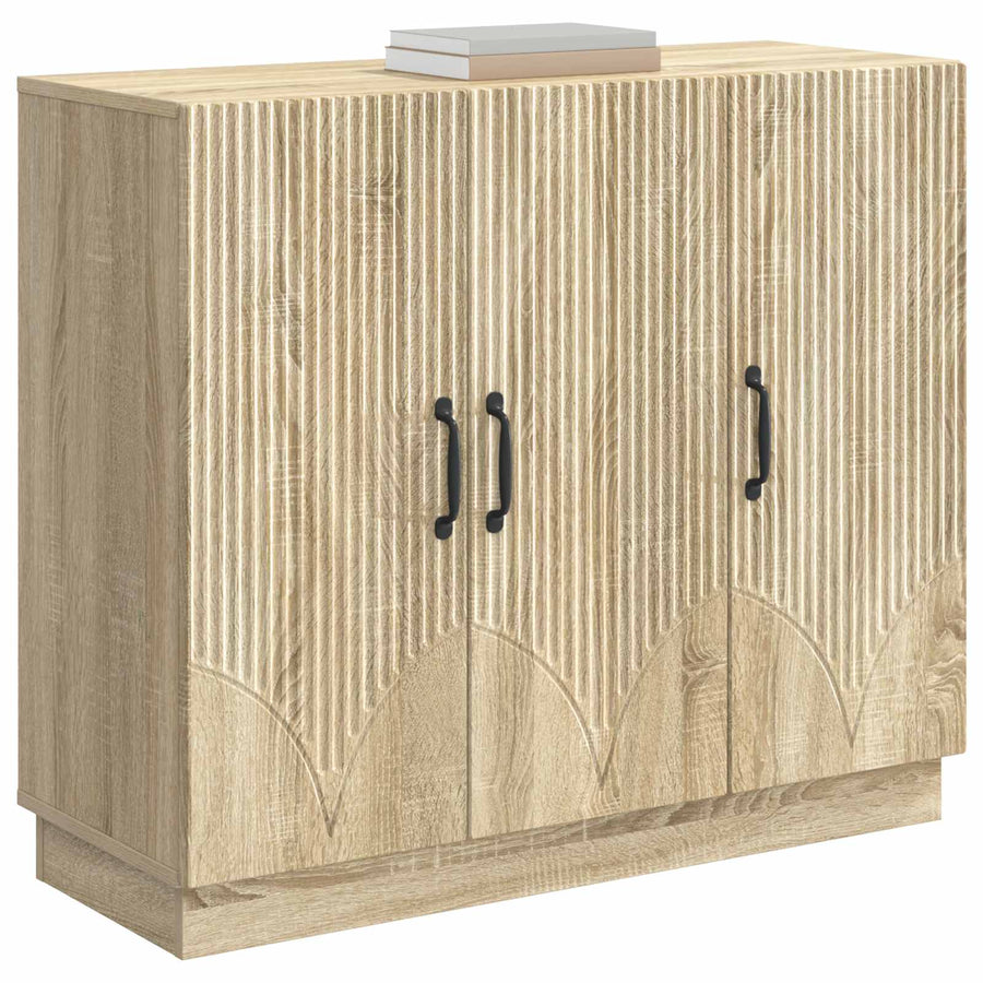 Dressoir Sonoma Eiken 89 x 34,5 x 77 cm Bewerkt hout